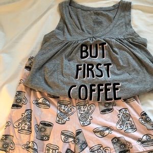 But first coffee Pj set